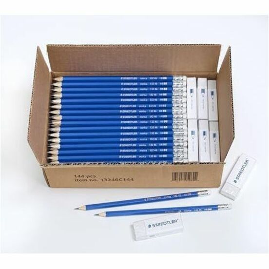 Staedtler Norica Pencils & Erasers Class Pack, 144ct