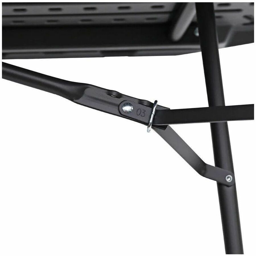 Iceberg IndestrucTable Commercial Folding Table, 72" x 30" x 2", 1000 lb Capacity, Powder Coated Gray Round Tube Legs, Platinum Granite, HDPE Top, 4 Legs, 1 Each