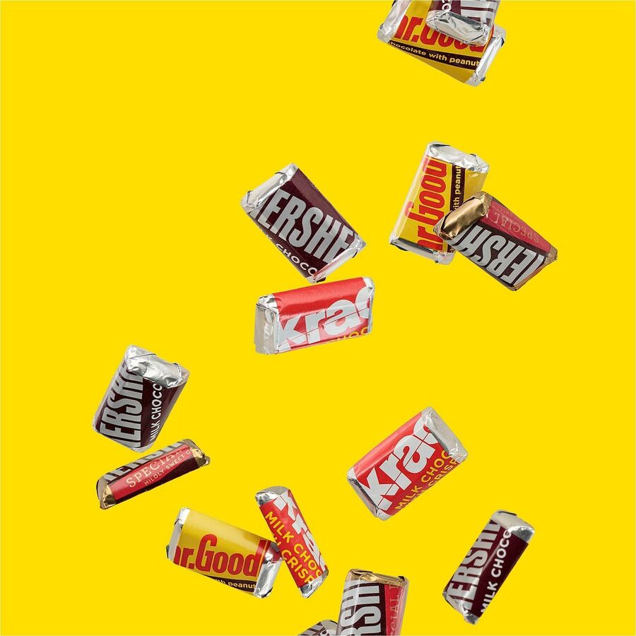 Hershey Chocolate Assortment, Milk & Dark Chocolate, Individually Wrapped, 2.24 lb, 2 Cartons