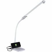 OttLite Swivel LED Desk Lamp with USB Charging and Stand