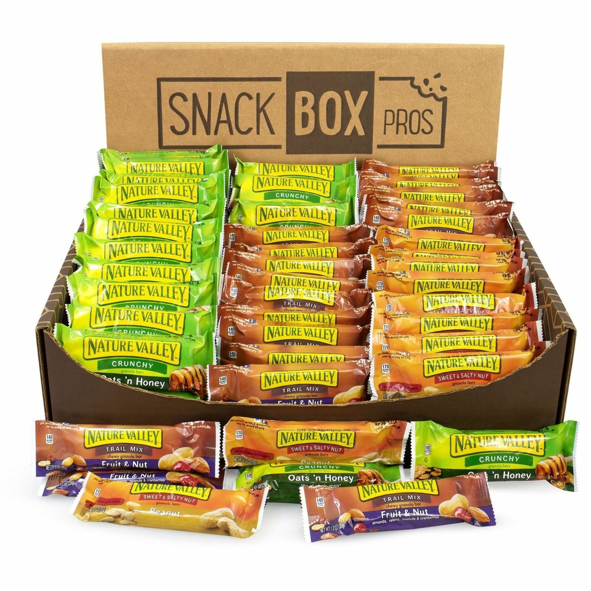 Individually Wrapped - Oats and Honey, Sweet & Salty, Fruit & Nut, Peanut Butter, Oats 'n Dark Chocolate - 84 / Carton