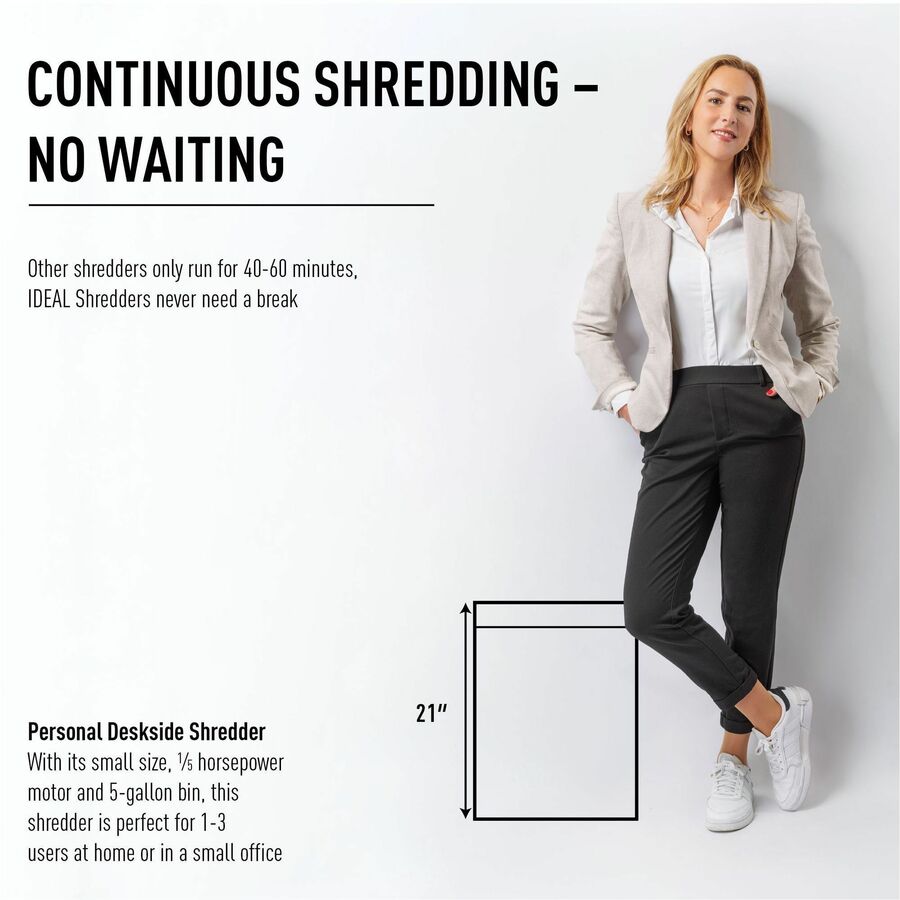 IDEAL Shredders 2265 Cross-Cut P-4 Shredder