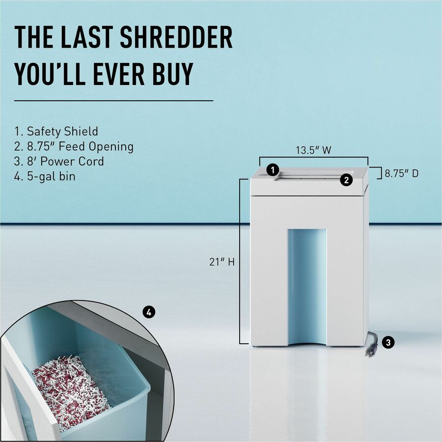 IDEAL Shredders 2265 Cross-Cut P-4 Shredder