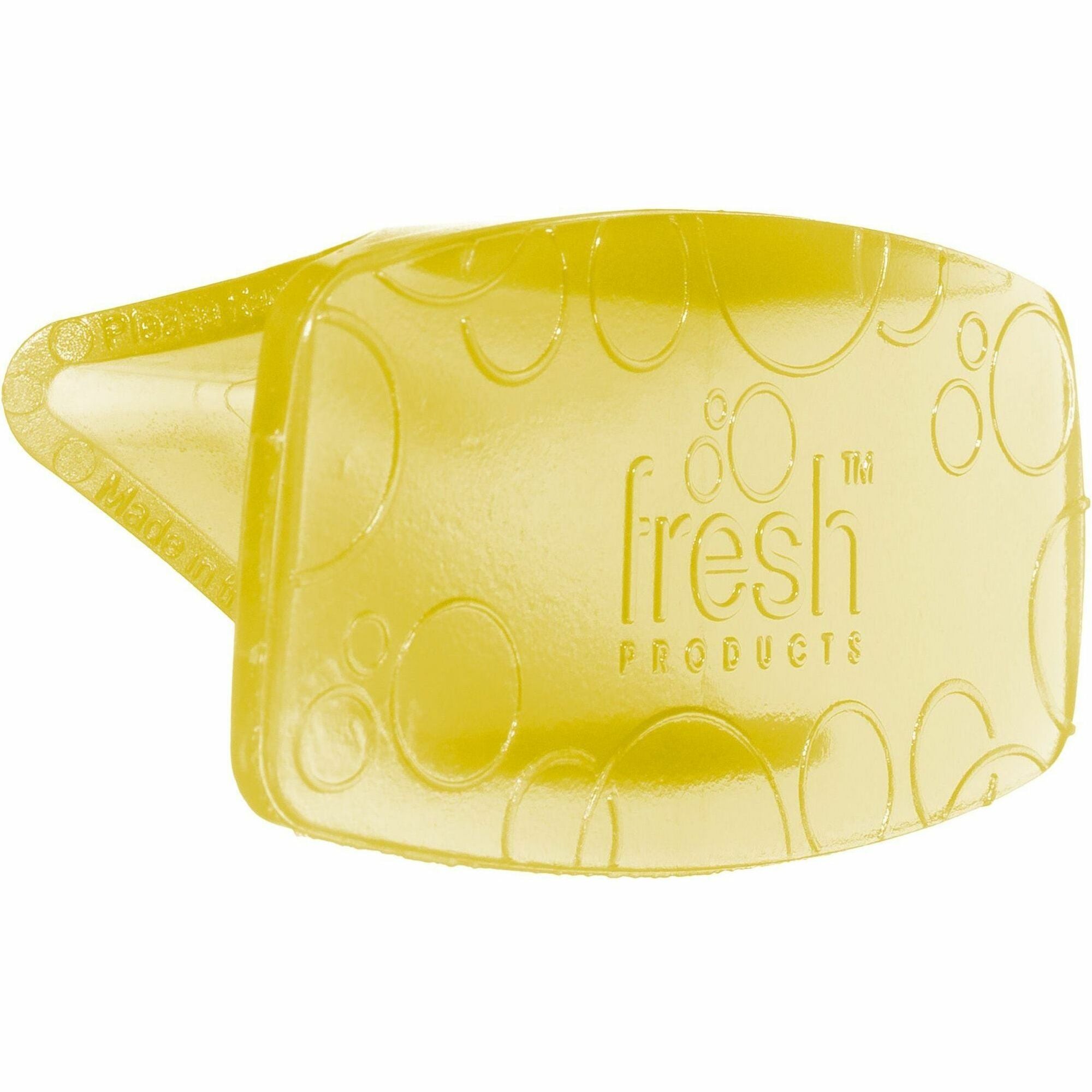 Fresh Products Eco Bowl Clip Air Freshener, Citrus Scent, Dry Fragrance, Yellow, 12 Clips per Box