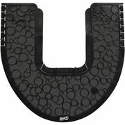 Genuine Joe Deodorizing Commode Mat, Black, 22.63" x 22.25" x 1.81", 6 Mats per Carton