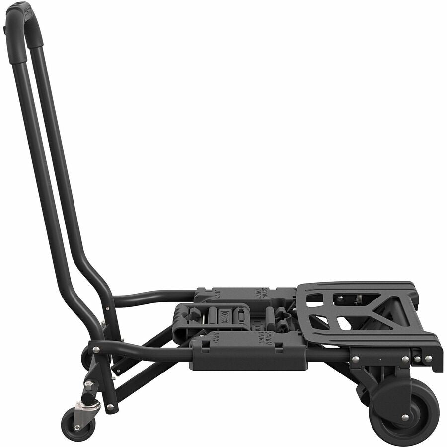 Cosco Shifter Hand Truck & Cart - 300 lb Load Capacity - 16" Width x 32.50" Depth x 34.30" Height - Steel Frame - Black - 1 Each