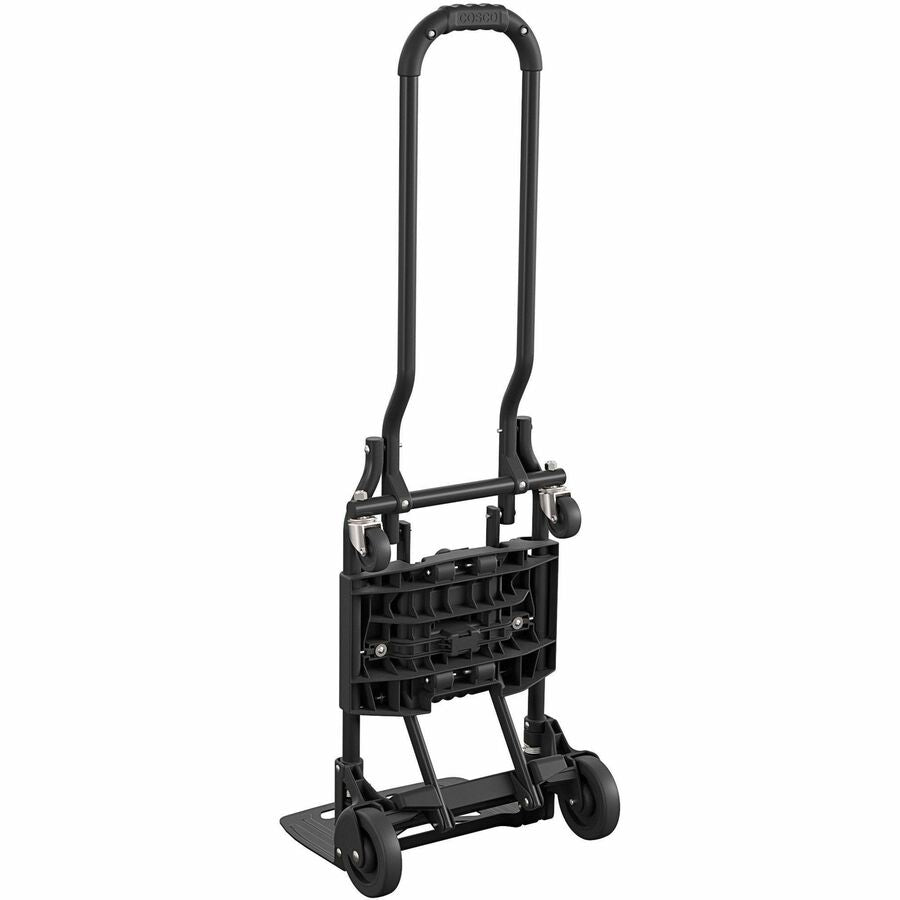 Cosco Shifter Hand Truck & Cart - 300 lb Load Capacity - 16" Width x 32.50" Depth x 34.30" Height - Steel Frame - Black - 1 Each