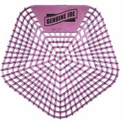 Genuine Joe Urinal Screens - Lasts upto 30 Days - Dual Sided Design - 10 / Carton - Purple
