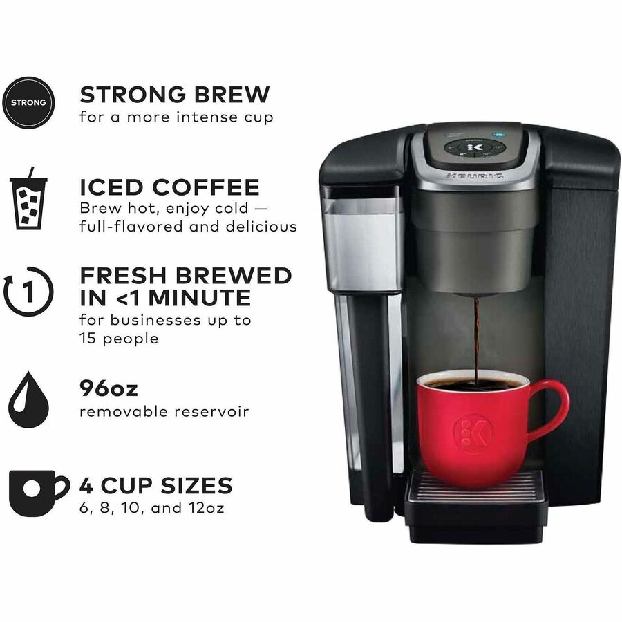 1450 W - 3 quart - Single-serve - K-Cup Pod/Capsule Brand - Black