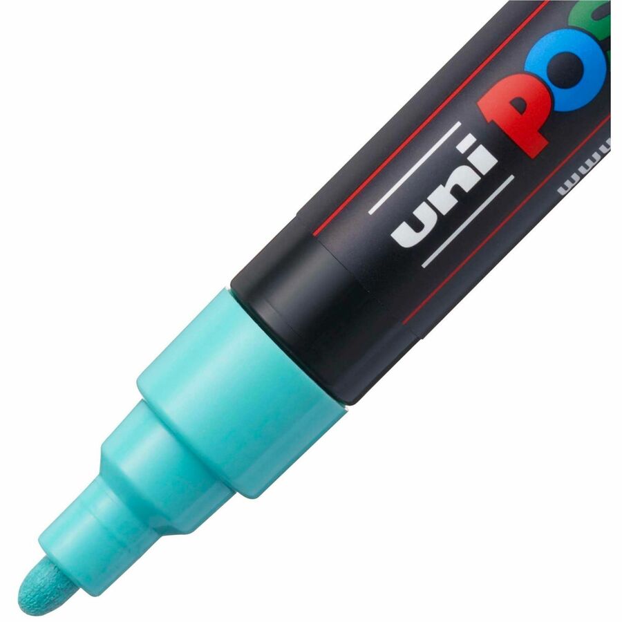 uniball™ POSCA Paint Marker - 1.8 mm Fine Bullet, 2.5 mm Marker Point - Erasable - Washable - White, Yellow, Apricot, Pink, Lavender, Blue, Green Ink - Water Based - 8 / Pack