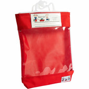 Seat Sack Read-n-Go Book Baggies - 10.50" Width x 2" Depth - Apple Red - Poly Cotton - Classroom, School - 1 Carton