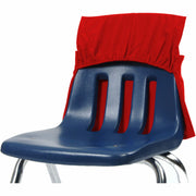 Seat Sack One-Pocket with Elastic Back - 1 Pocket(s) - 17" Width x 2" Depth - Chair - Durable, Desk Space, Laminated, Elastic, Washable, Expandable - Red - Poly, Cotton, Laminate - 1 Carton