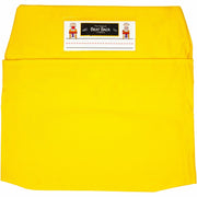 Seat Sack Classroom Pack One-Pocket - 1 Pocket(s) - 1 Compartment(s) - 12" Width x 2" Depth - Chair - Durable, Desk Space, Washable, Expandable - Yellow - Poly Cotton - 10/Pack - 1 Carton