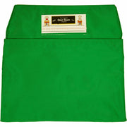 Seat Sack Classroom Pack One-Pocket - 1 Pocket(s) - 1 Compartment(s) - 15" Width x 2" Depth - Chair - Durable, Desk Space, Laminated, Washable, Expandable - Green - Poly Cotton - 10/Pack - 1 Carton