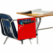 Seat Sack Side Sacks - Desk - Hook & Loop Closure, Washable - Red - 25/Pack - 1 Carton