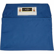 Seat Sack Classroom Pack One-Pocket - 1 Pocket(s) - 1 Compartment(s) - 17" Width x 2" Depth - Chair - Desk Space, Durable, Laminated, Washable, Expandable, Easy to Clean - Blue - Poly Cotton - 25/Pack - 1 Carton
