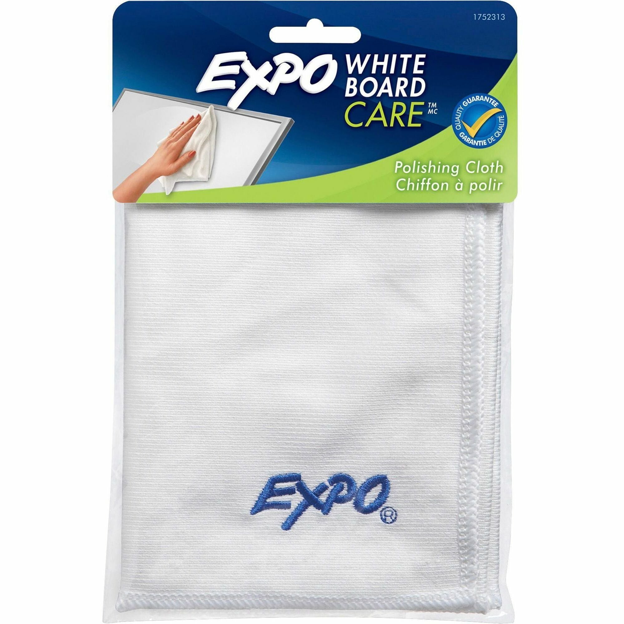 12" Width x 12" Length - Reusable, Washable - White - MicroFiber - 1 Pack