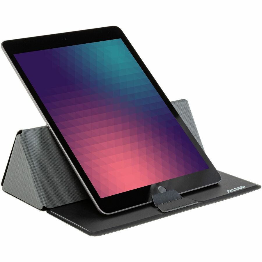 Black - Ergonomic, Adjustable Angle, Adjustable Height, Magnetic, Compact, Portable, Foldable - 1 Each