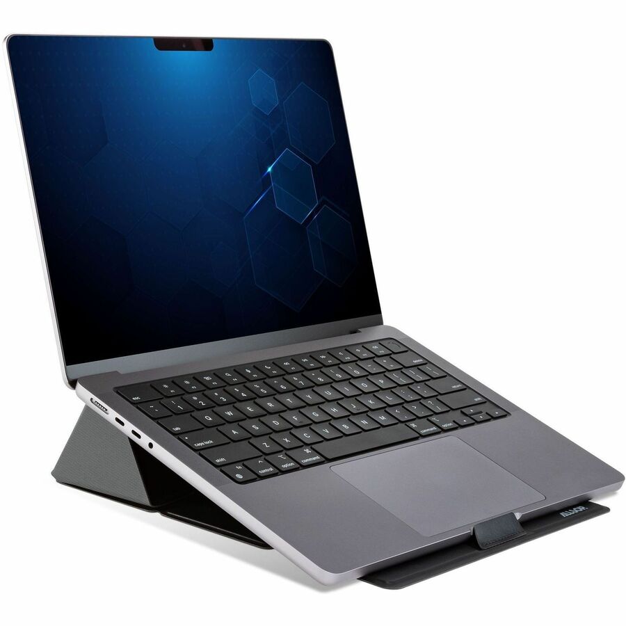 Black - Ergonomic, Adjustable Angle, Adjustable Height, Magnetic, Compact, Portable, Foldable - 1 Each