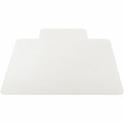 Deflecto SuperGrip Chairmat, 53" x 45" with 25" x 12" Lip, Vinyl, Clear, 1 Each
