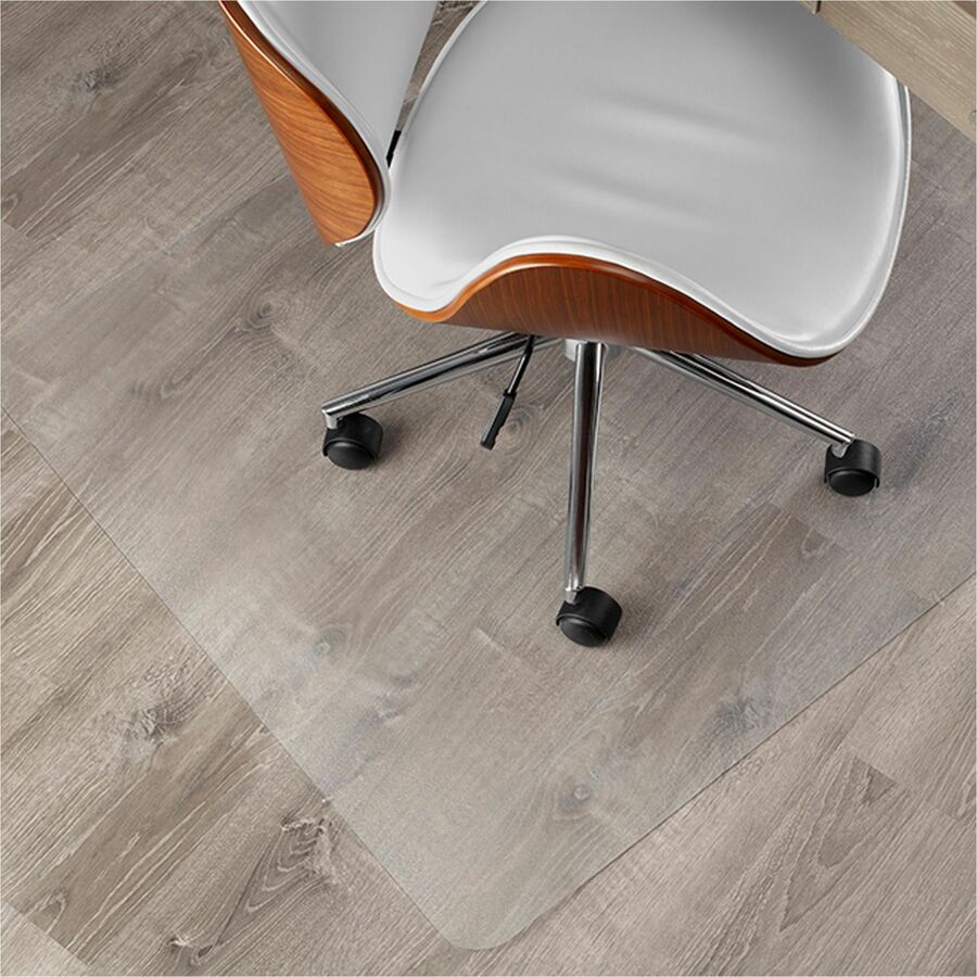 Deflecto SuperGrip Chairmat, 53" x 45", Rectangular, Vinyl, 1 Each