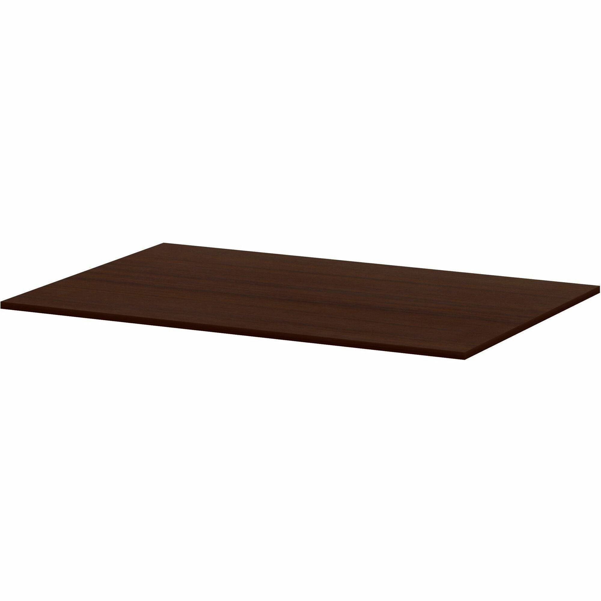 Lorell Essentials Modular Conference Table, 1" H x 70.8" W x 47" D, Band Edge, Espresso Finish, Smooth Surface, 1 Each