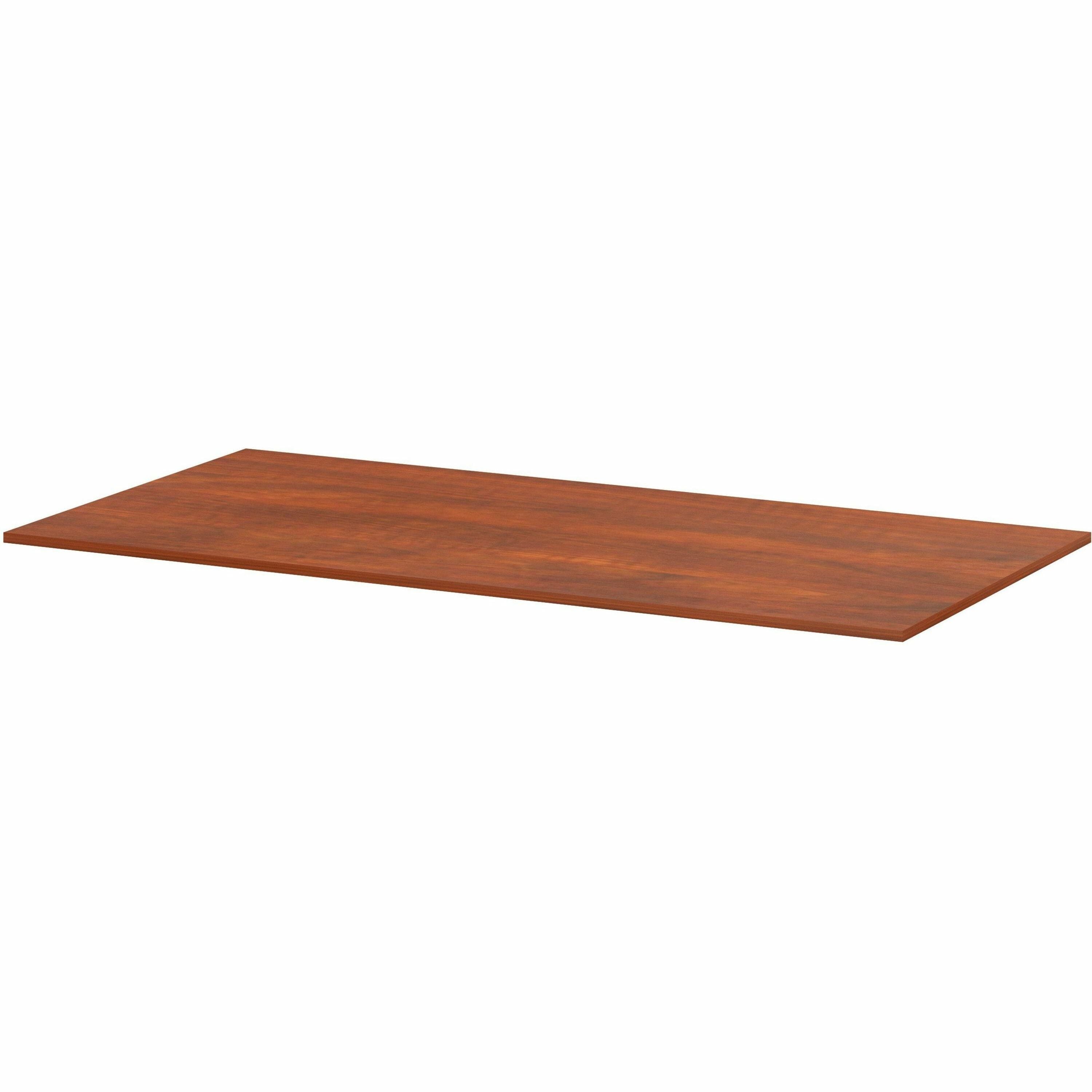 Lorell Essentials Modular Conference Table, 1" H x 94" W x 47" D, Cherry Finish, Band Edge, Modular, Smooth Surface, 1 Each