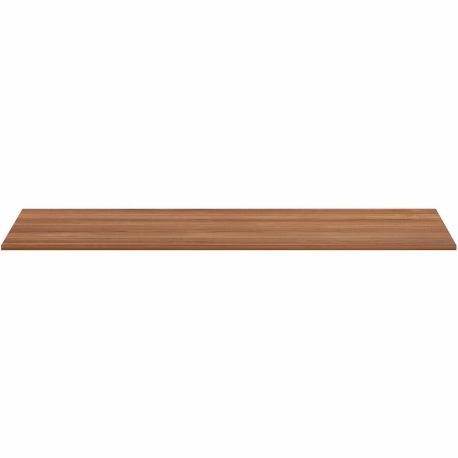 Lorell Essentials Modular Conference Table, 1" H x 94" W x 47" D, Walnut Finish, Band Edge, Modular, Smooth Surface, 1 Each