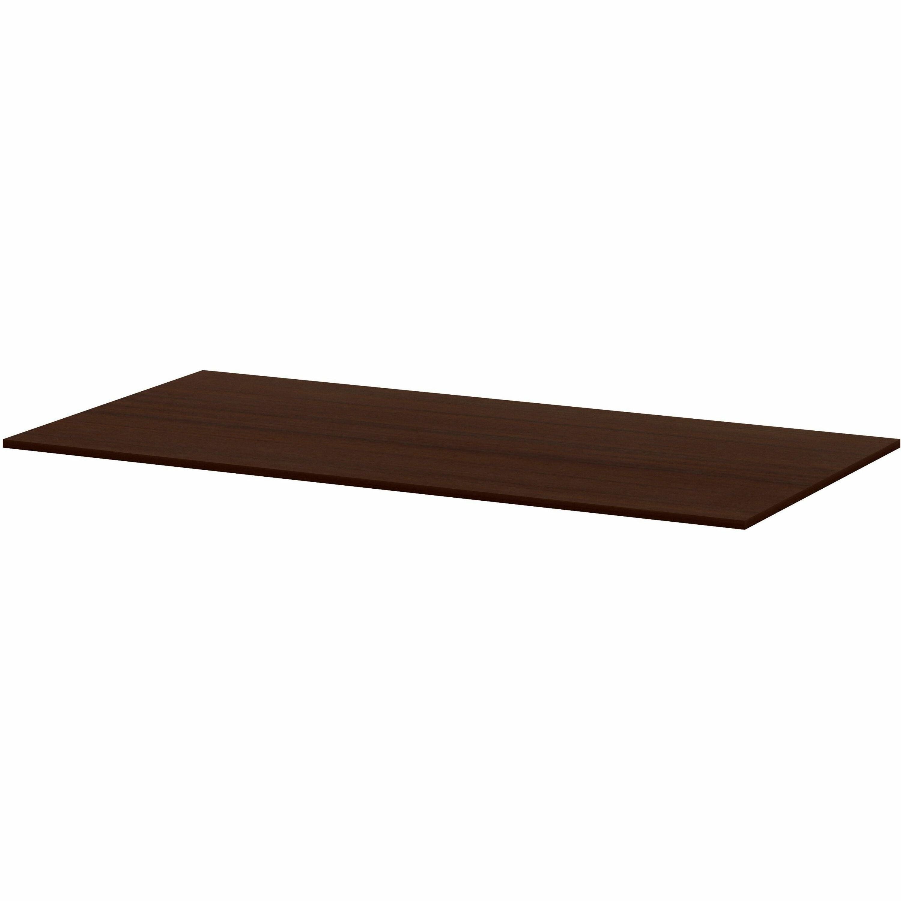 Lorell Essentials Modular Conference Table, 1" H x 94" W x 47" D, Espresso Finish, Band Edge, Modular, Smooth Surface, 1 Each