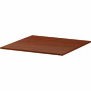 Lorell Essentials Modular Conference Table Top, 47" x 47" x 1", Mahogany, Modular, Eco-friendly, 1 Each