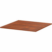 Lorell Essentials Modular Conference Table Top, 47" x 47" x 1", Cherry, Modular, Eco-friendly, 1 Each