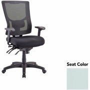 Lorell Multifunctional Mesh High-back Executive Chair, Castillo Breezy Seat Color, Mesh Back, High Back, 1 Each