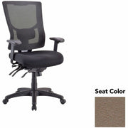Lorell Multifunctional Mesh High-back Executive Chair, Malted Seat Color, Mesh Back, High Back, 1 Each