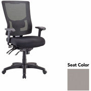 Lorell Multifunctional Mesh High-back Executive Chair, Castillo Metal Seat, Mesh Back, High Back, 1 Each