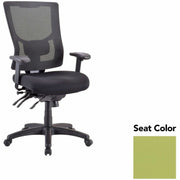 Lorell Conjure Multifunctional Mesh High-back Executive Chair, Dillon Apple Green, Mesh Back, 1 Each