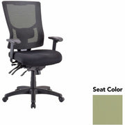 Lorell Conjure Multifunctional Mesh High-back Executive Chair, Dillon Sage Seat, Mesh Back, Adjustable Features, 1 Each