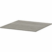 Lorell Essentials Modular Conference Table Top, 47" x 47" x 1", Band Edge, Weathered Charcoal, Modular, Eco-friendly, 1 Each