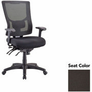 Lorell Multifunctional Mesh High-back Executive Chair, Perfection Black, Mesh Back, High Back, 1 Each