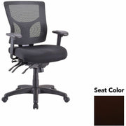 Lorell Multifunctional Mesh Mid-back Executive Chair, Canyon Nightfall Seat, Mesh Back, Mid Back, 1 Each