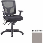 Lorell Multifunctional Mesh Mid-back Executive Chair, Castillo Metal Seat, Mesh Back, Mid Back, 1 Each