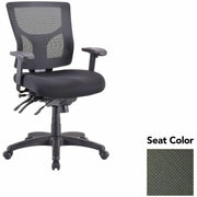 Lorell Multifunctional Mesh Mid-back Executive Chair, Perfection Olive Green Seat, Mesh Back, Mid Back, 1 Each