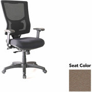 Lorell Conjure High-Back Office Chair, Malted Seat, Mesh Back, Adjustable Arms, 360° Swivel, 1 Each