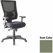 Lorell Conjure High-Back Office Chair, Mesh Back, Fuse Cress Seat, Adjustable Arms, 360° Swivel, 1 Each