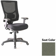 Lorell Conjure High-Back Swivel/Tilt Office Chair, Shire Sage Seat, Polyurethane Foam, Mesh Back, Adjustable Arms, 1 Each