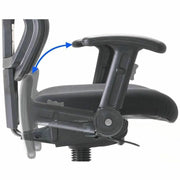 Lorell Conjure Office Stool - Canyon Nutmeg Seat Color - Polyurethane Foam Seat Material - Mesh Back Material - Armrest - 1 Each