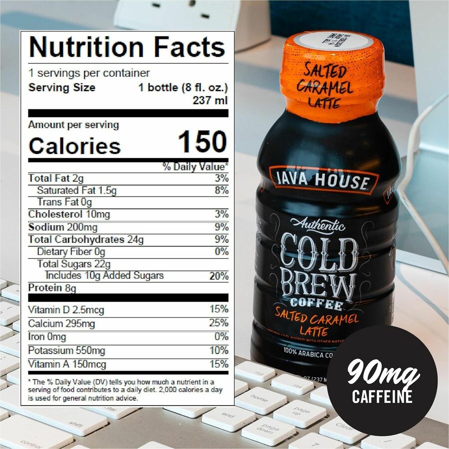 Java House Bottle Authentic Cold Brew Salted Caramel Latte