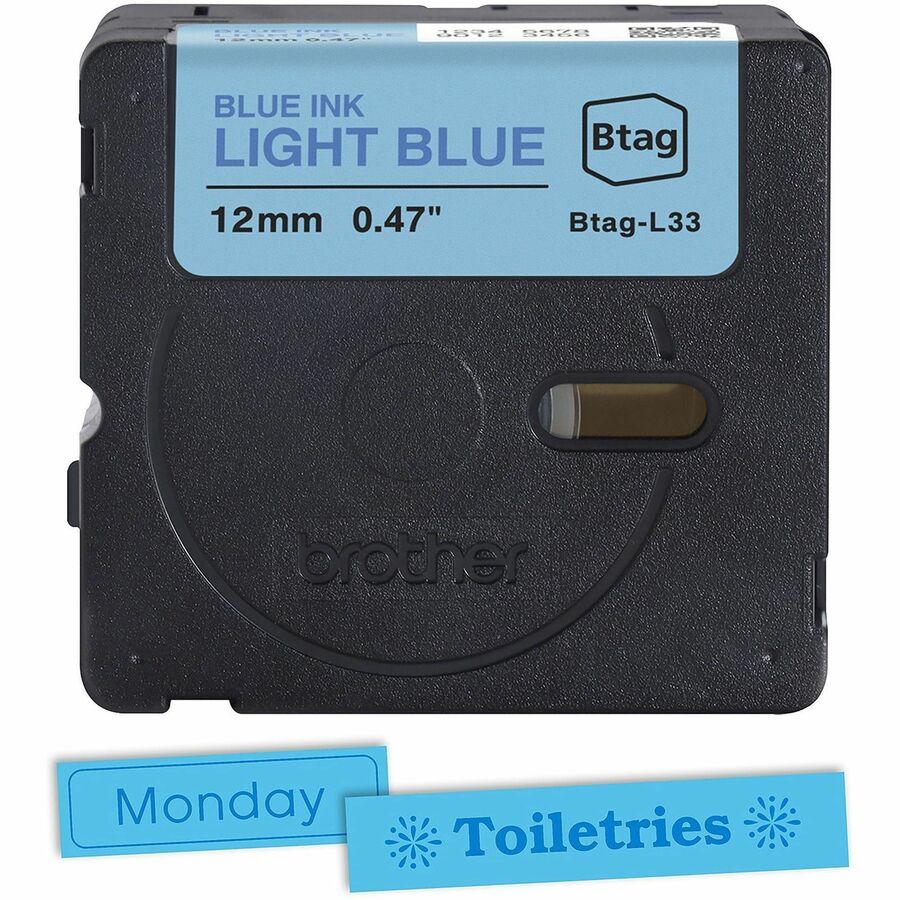 15/32" Width x 13 1/8 ft Length - Light Blue - Water Resistant - Temperature Resistant, Fade Resistant, Dishwasher Safe, Freezer Safe, Microwave Safe, Easy Peel, Removable, Household Liquid Resistant - 1 Each