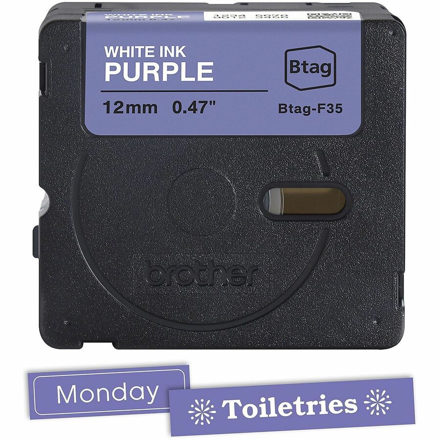 15/32" Width x 13 1/8 ft Length - Purple - Water Resistant - Temperature Resistant, Fade Resistant, Dishwasher Safe, Freezer Safe, Microwave Safe, Easy Peel, Removable, Household Liquid Resistant - 1 Each