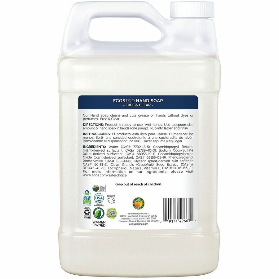 HANDSOAP;FREE&CLEAR;1GAL