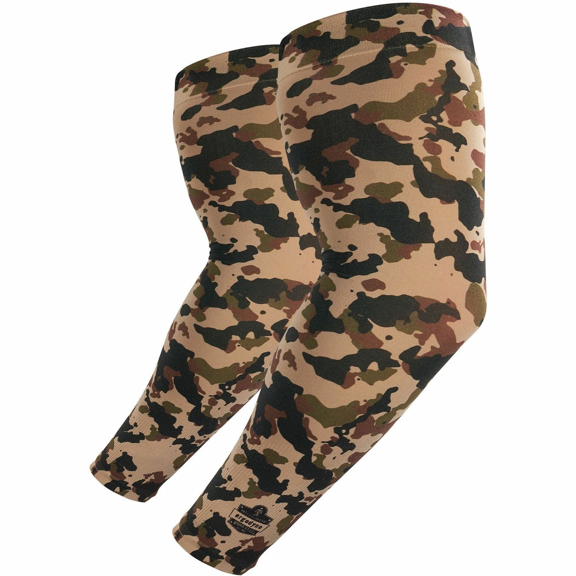 Ergodyne 6695 Sun Protection Arm Sleeve, Camo, XL/XXL, Stretchable, Comfortable, Moisture Wicking, Anti-odor, Machine Washable, UV Protection, 1 Each